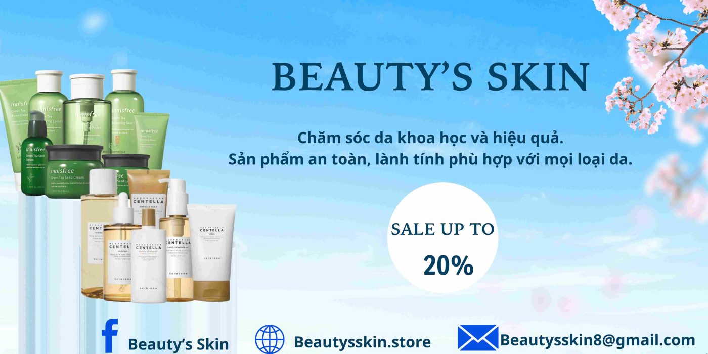 Banner Chính của Beauty's Skin